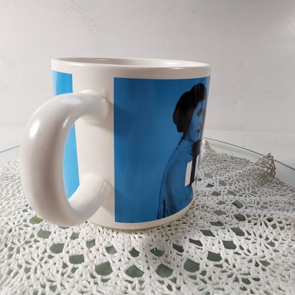 Star Wars Mugs Princess Leia I Love You Hallmark Blue Coffee Cup Vintage - Picture 5 of 9